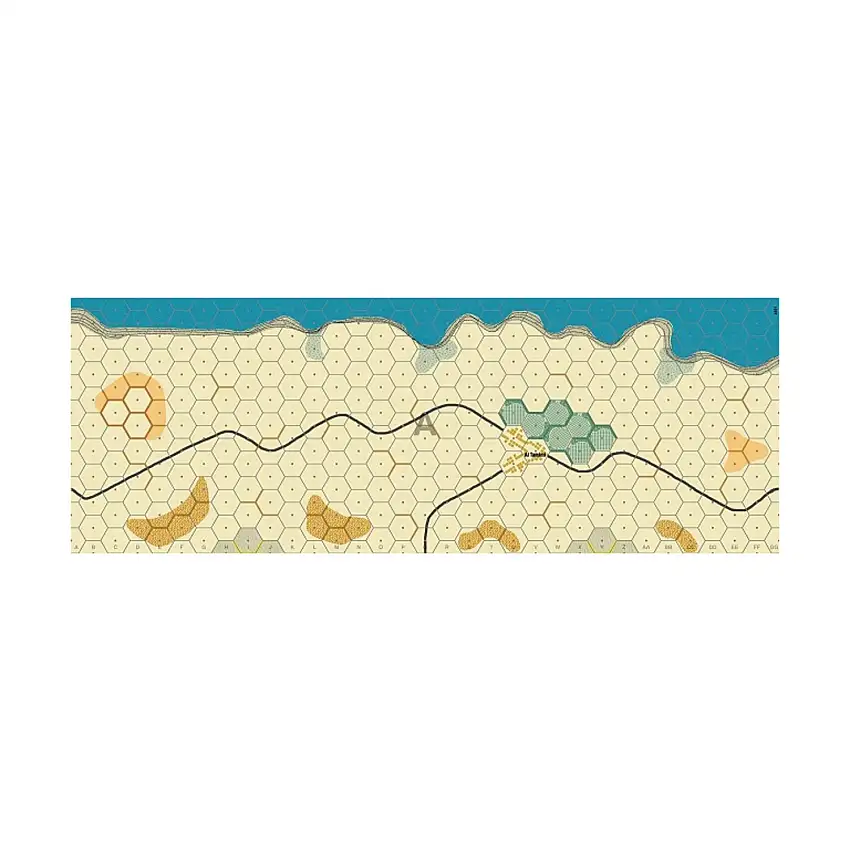 Panzer Leader Blitz - 5/8" North Africa Libya Desert Map Set