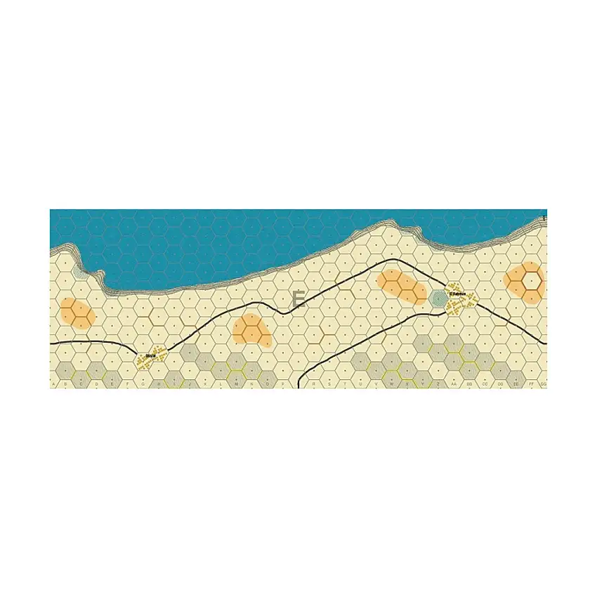 Panzer Leader Blitz - 5/8" North Africa Egypt Desert Map Set