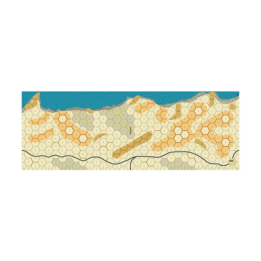 Panzer Leader Blitz - 5/8" North Africa Tunis Desert Map Set