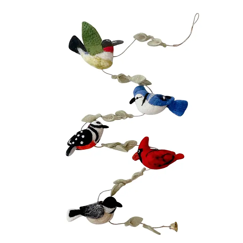 Felt American Bird Garland