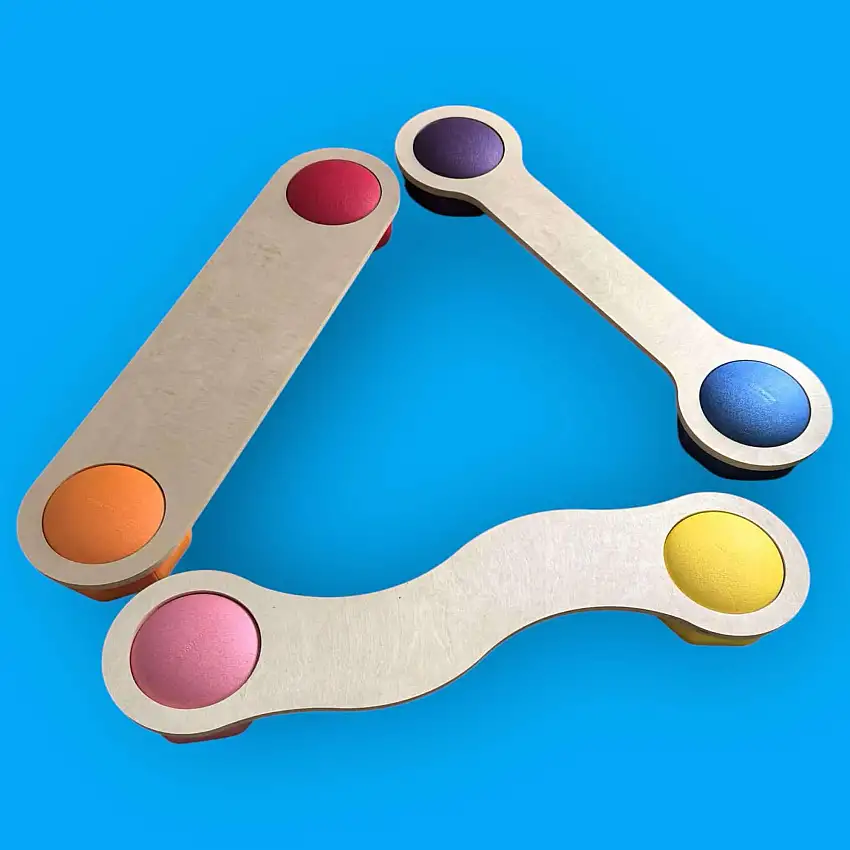 Green Elephant Exclusive Connector Boards (set Of 3 Pieces) - For Stepping Stones