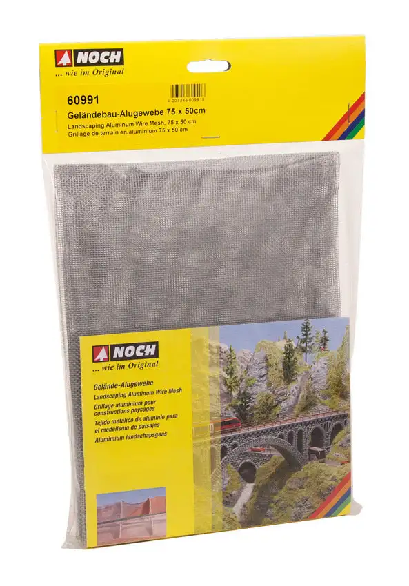 Noch 60991 All Scale Aluminum Terrain Screen -- 29-1/2 x 19-11/16" 75 x 50cm