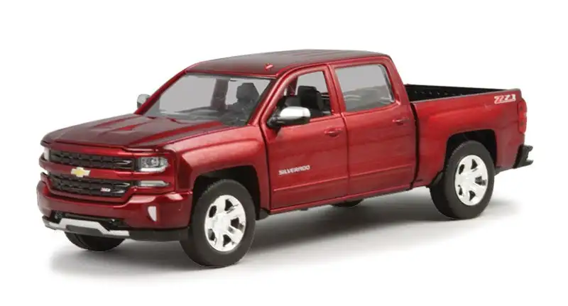 Motormax 79348-R 1/27 Scale 2017 Chevrolet Silverado 1500 Lt Z71 Crew Cab