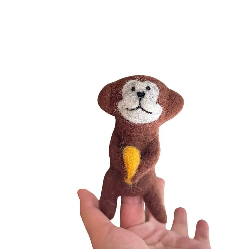 Monkey Finger Puppet