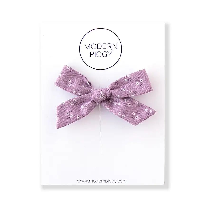 Violet | Hand-tied Bow