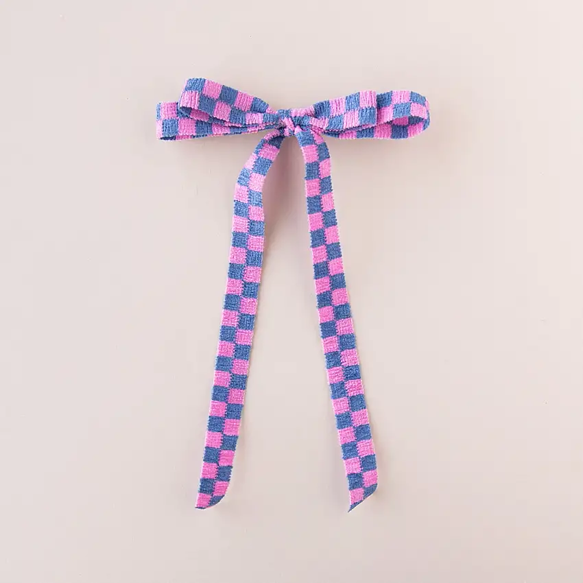 Hopscotch - Pink | Statement Ribbon Bow