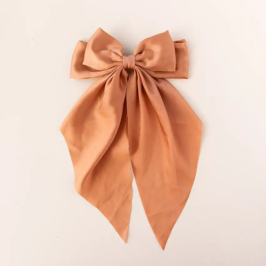 Pumpkin | Belle Satin Barrette