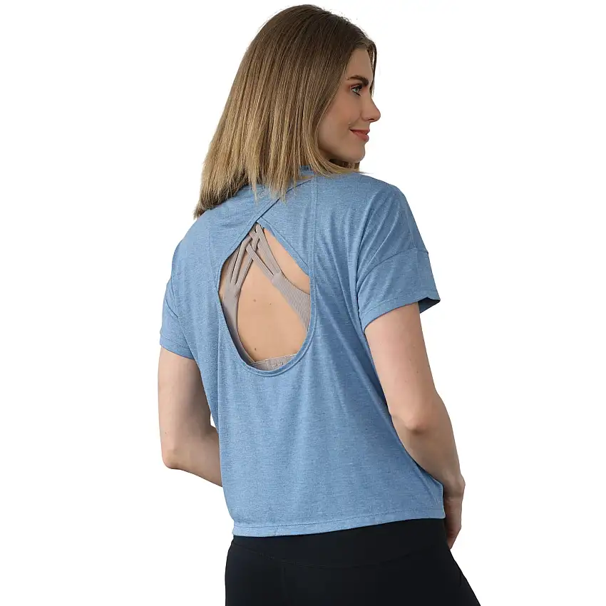 Abigail Short Sleeve Nursing T-shirt (pacific Blue)