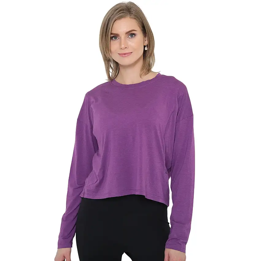 Abigail Long Sleeve Nursing Pullover (ultra Violet)