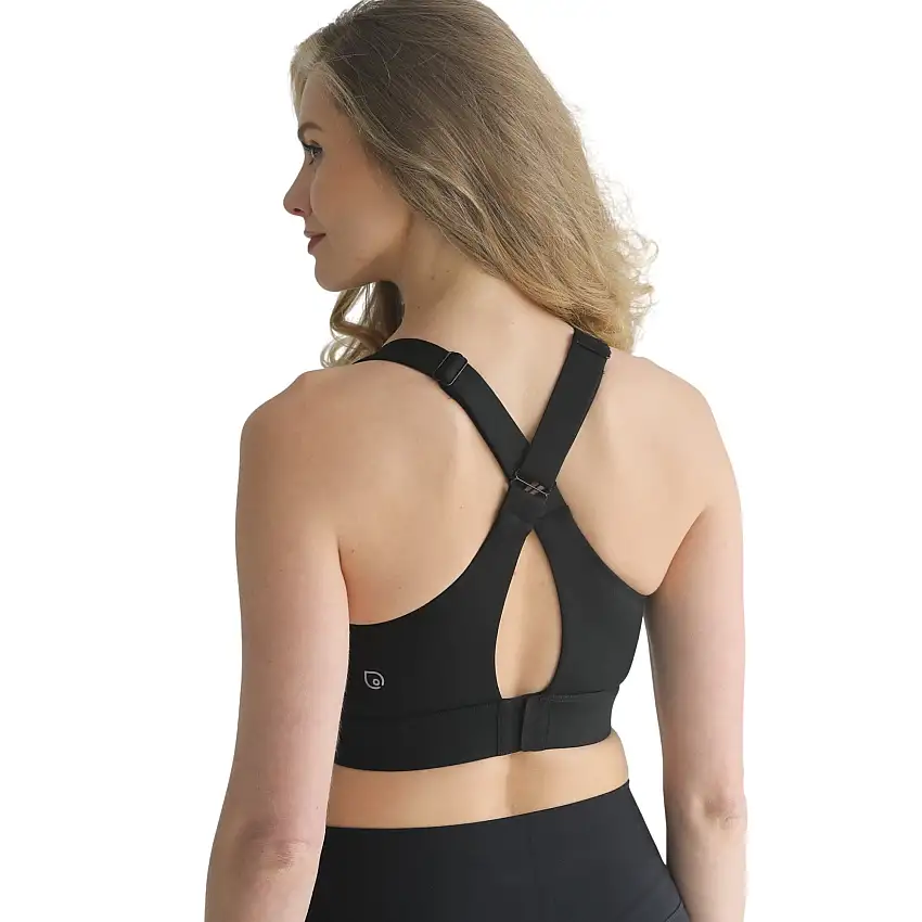 Venice 3 Ultimate Support Full Coverage Nursing & Pumping Sports Bra (noir)