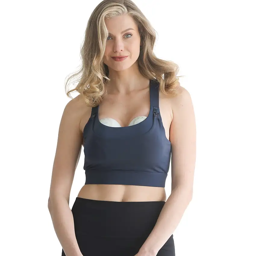 Venice High Impact Full Coverage Nursing Sports Bra (navy)