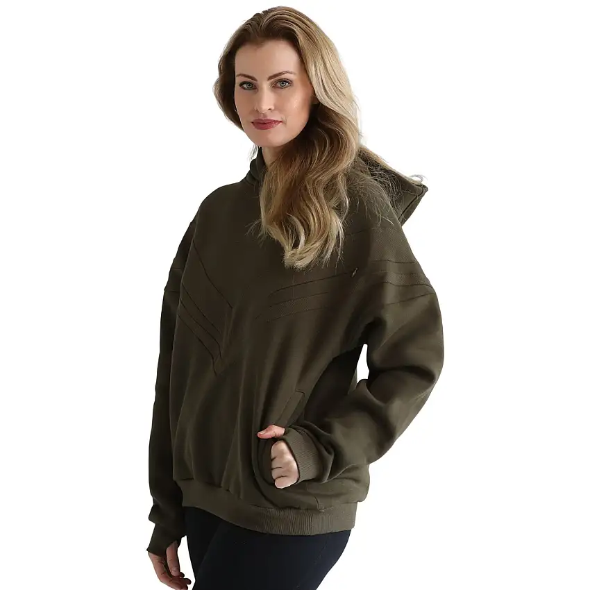 Isabella Ultra Soft Oversized Nursing & Pregnancy Hoodie (olive Tree)