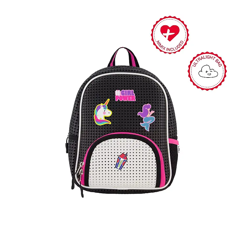Little Starter Backpack Neon Pink With Nimix Fairy Set