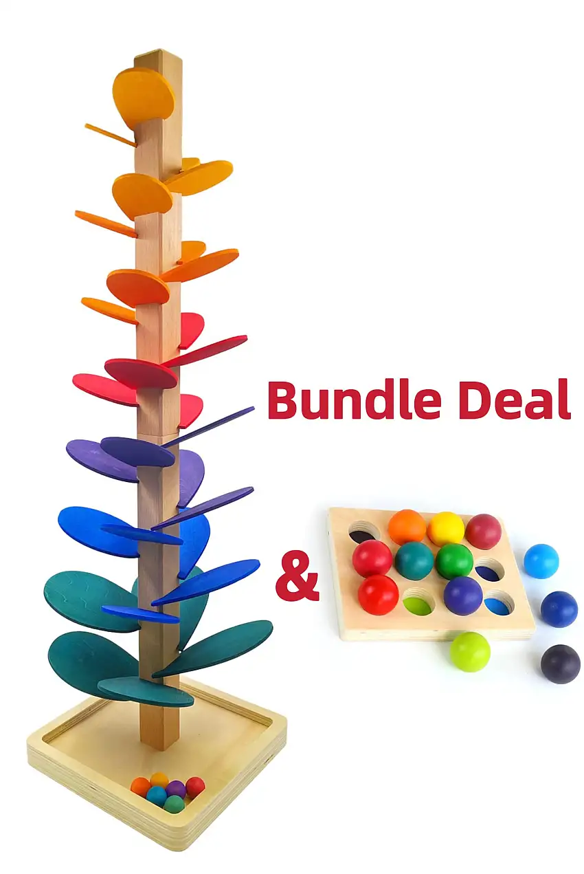 **bundle Deal**new Large Marble Tree In Primary Rainbow Colors