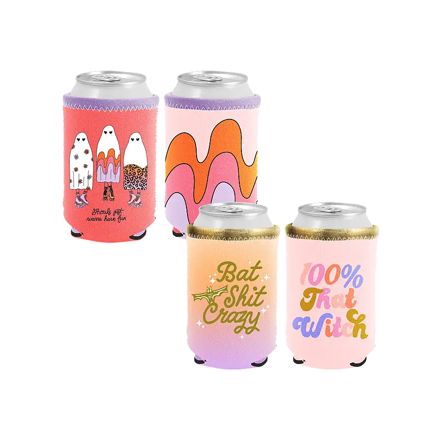 Halloween Reversible Can Cooler