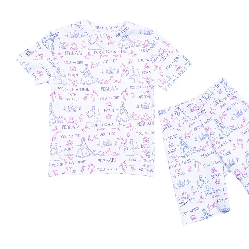 Queen Esther Pj Shorts Set Cotton