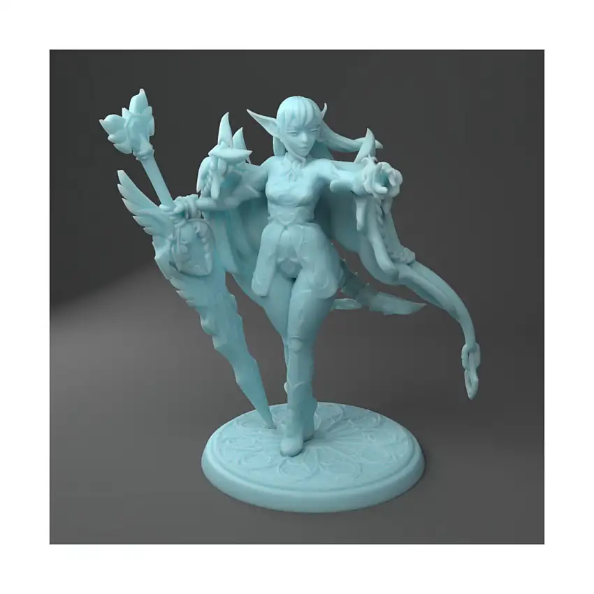 Argenta - The Silver Dragon (Elf Form)