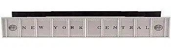 Atlas Model Railroad 2551 N Scale Decorated Code 80 Plate-Girder Bridge -- New York Central (silver, black)