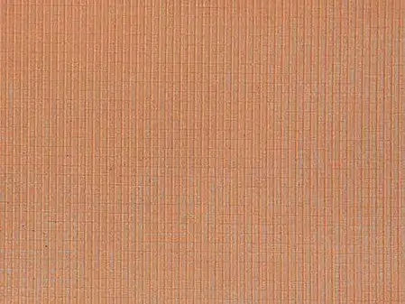 Noch 60355 HO Scale Structured Flexible 3-D Texture Sheet -- Red Roofing Tile