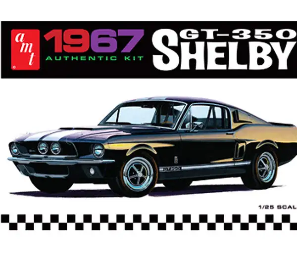 AMT 834 1/25 Scale 1967 Ford Shelby Gt350
