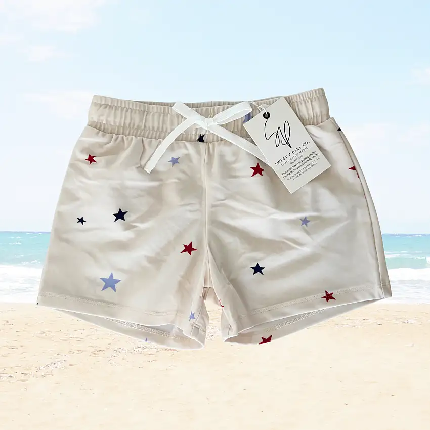 Little Fireworks Boys Swim Shorts