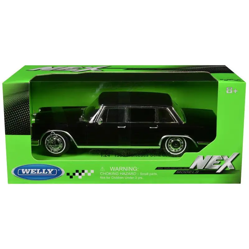 1963 Mercedes-Benz 600 Black "NEX Models" Series 1/24 Diecast Model Car by Welly