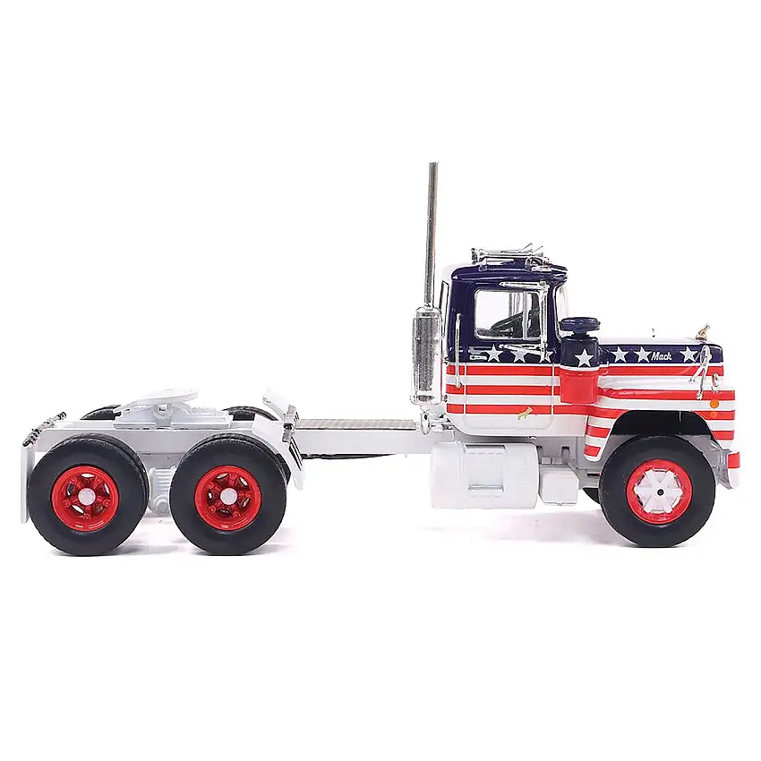 1966 Mack R Series Truck Tractor American Flag Livery 1/43 Diecast Model by IXO Models