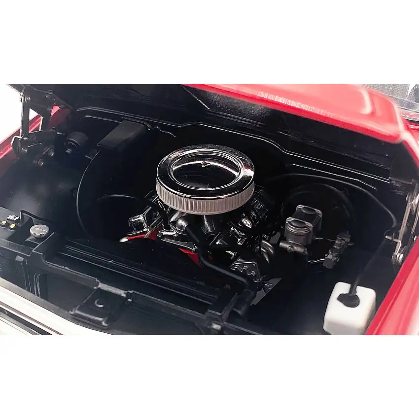 1970 GMC Jimmy Red Metallic with White Top "Slammed Custom" Limited Edition to 402 pieces Worldwide 1/18 Diecast Model Car by ACME