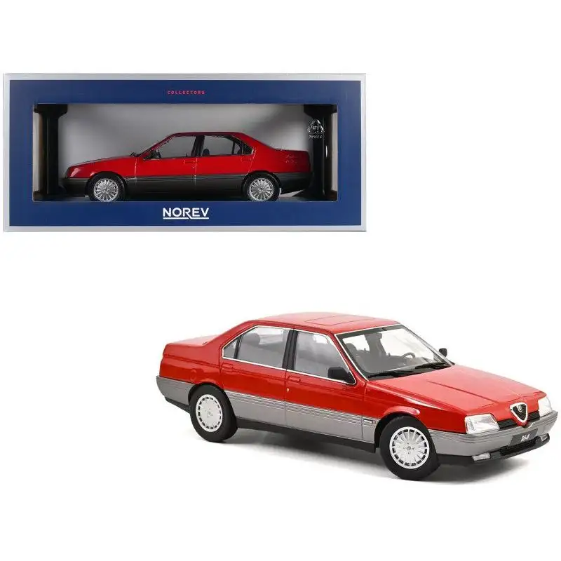 1991 Alfa Romeo 164 Red 1/18 Diecast Model Car by Norev