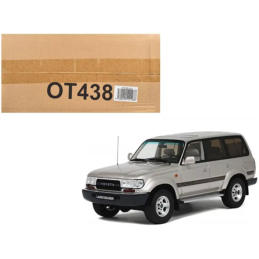 1992 Toyota Land Cruiser HDJ80 Beige Metallic Limited Edition to 3000 pieces Worldwide 1/18 Model Car by Otto Mobile