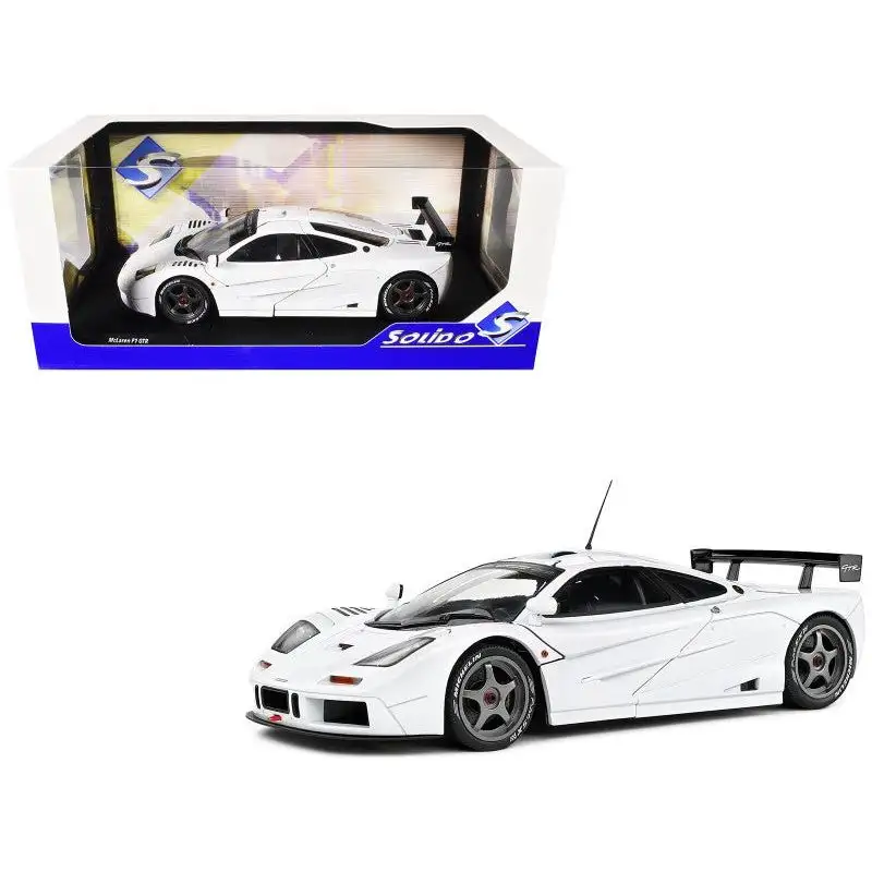 1996 McLaren F1 GTR Short Tail White 1/18 Diecast Model Car by Solido