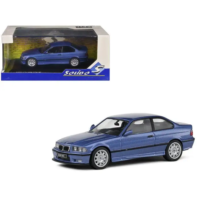 1999 BMW E36 M3 Coupe Estoril Blue Metallic 1/43 Diecast Model Car by Solido
