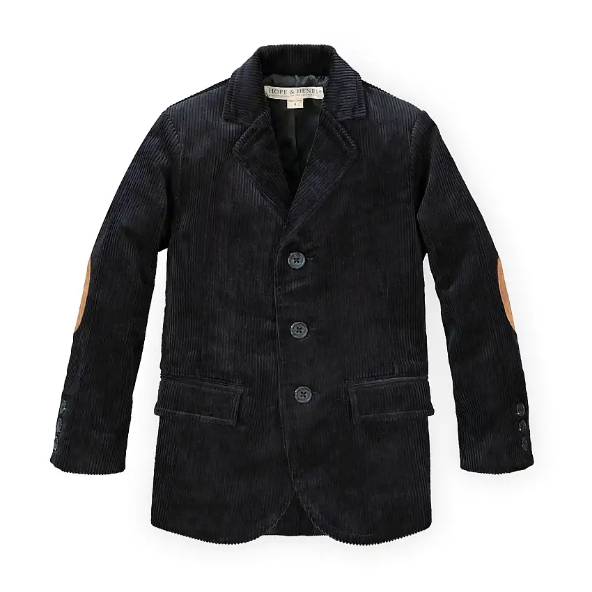 Organic Corduroy Blazer With Elbow Patches - Baby
