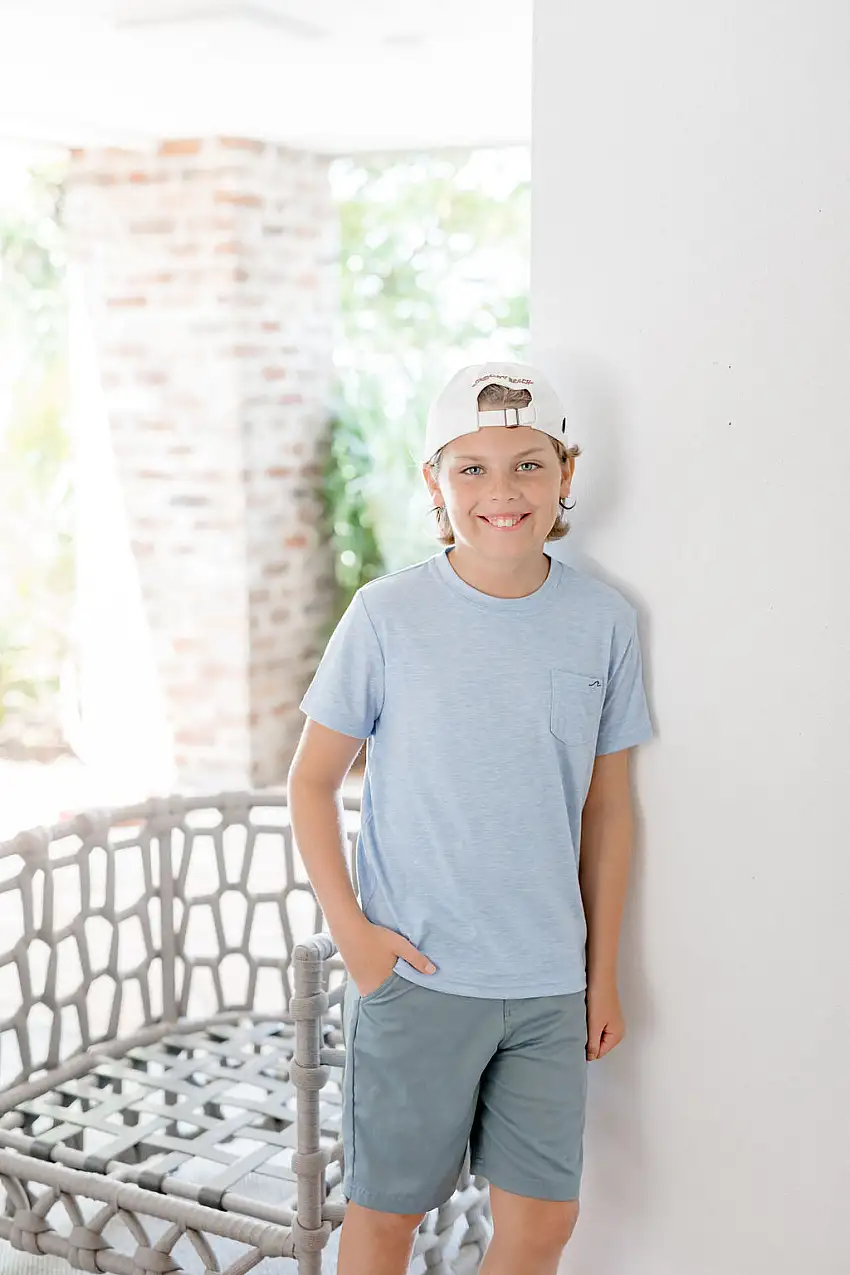 Kid's Bamboo Heathered Tee