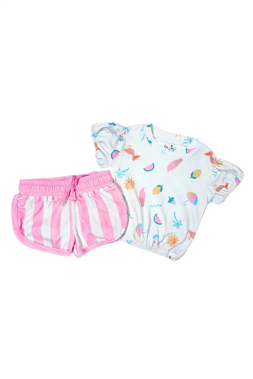 Seaside Stripes Short Set