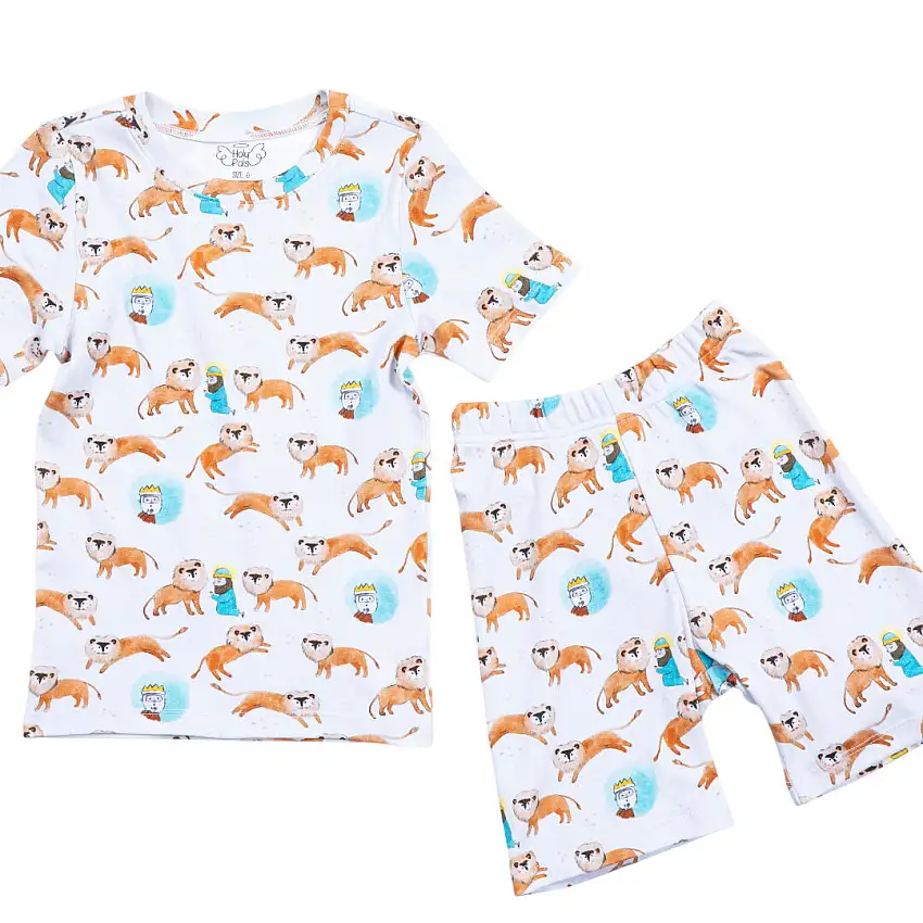 Daniel & The Lions Den Pj Shorts Set Cotton