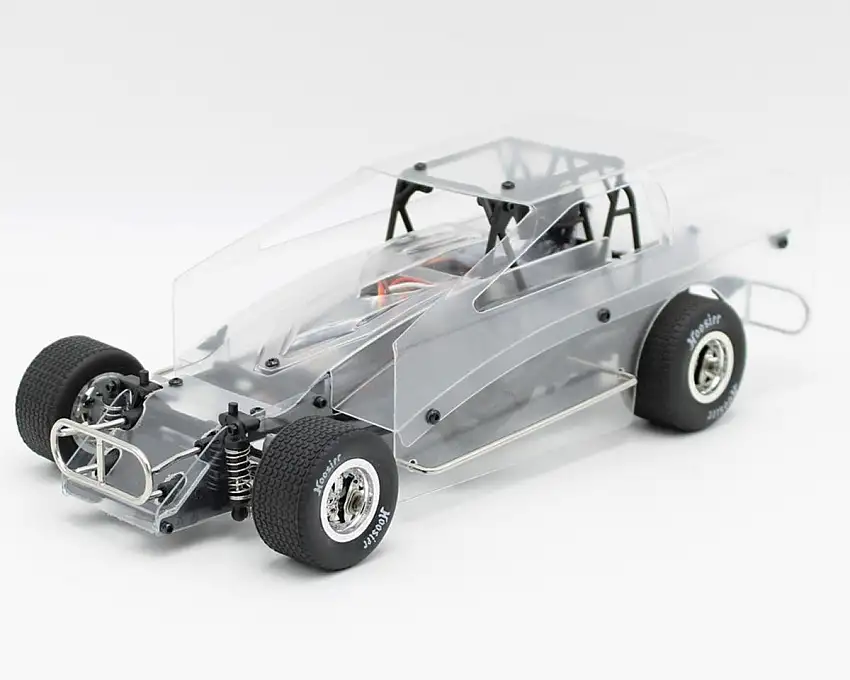 1RC Racing EDM 3.0 1/18 Brushless RTR 2WD Oval Racer (Clear) w/2.4GHz Radio, Battery & Charger