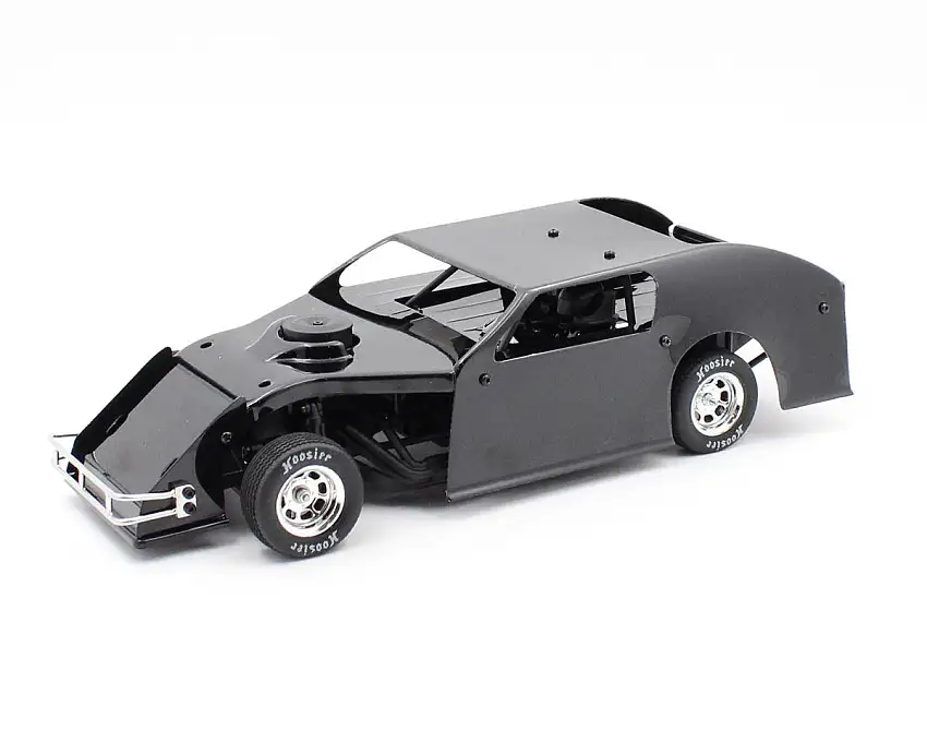 1RC Racing Dirt Modified 2.0 1/18 Brushless RTR 2WD Oval Racer (Black) w/2.4GHz Radio, Battery & Wall Charger