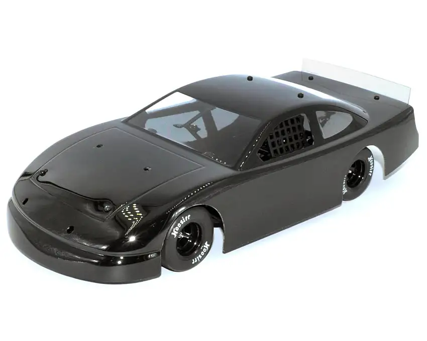1RC Racing Asphalt Late Model 1/18 Brushless RTR 2WD Oval Racer (Black) w/2.4GHz Radio, Battery & USB Charger