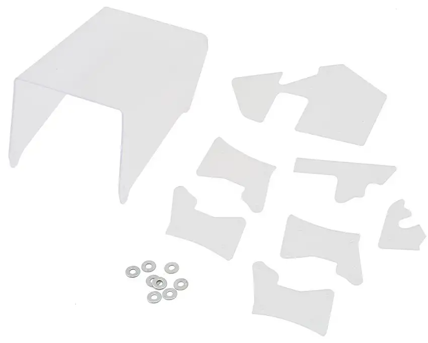 1RC Racing 1/18 Asphalt Sprint Car Top Wing & Front Wing Mounts