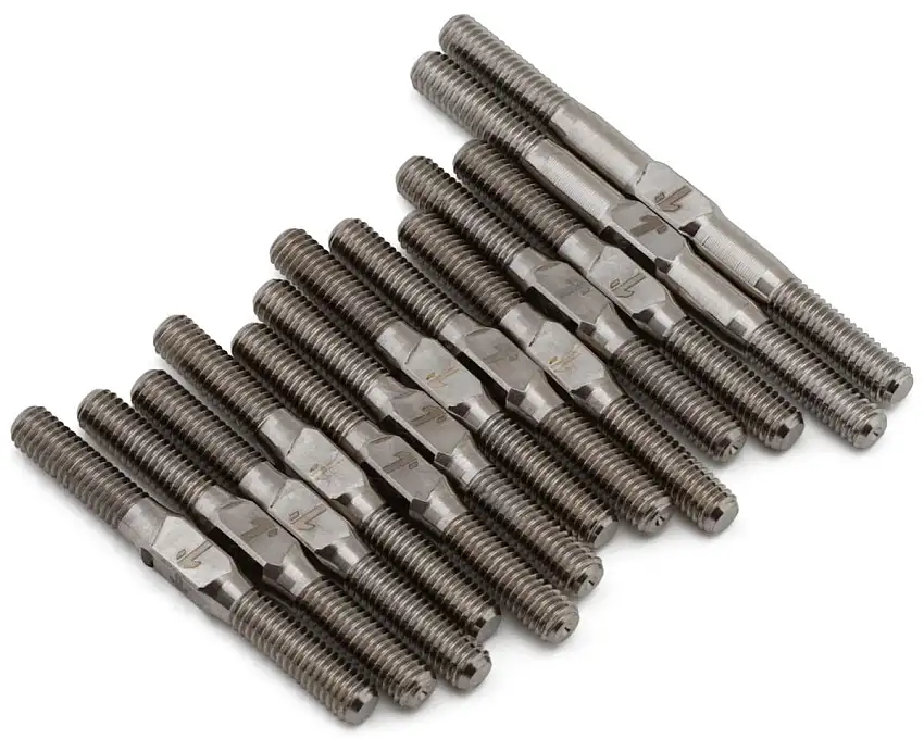 1UP Racing Mugen MTC3 Pro Duty Titanium Turnbuckles Set (Silver)