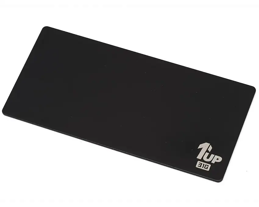 1UP Racing Blacked Out Shorty LiPo Chassis Weight (31g)