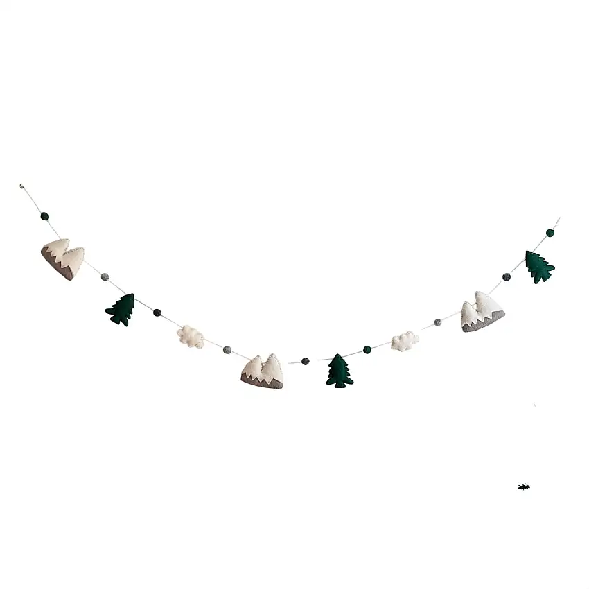 Felt Mountain & Cloud Garland