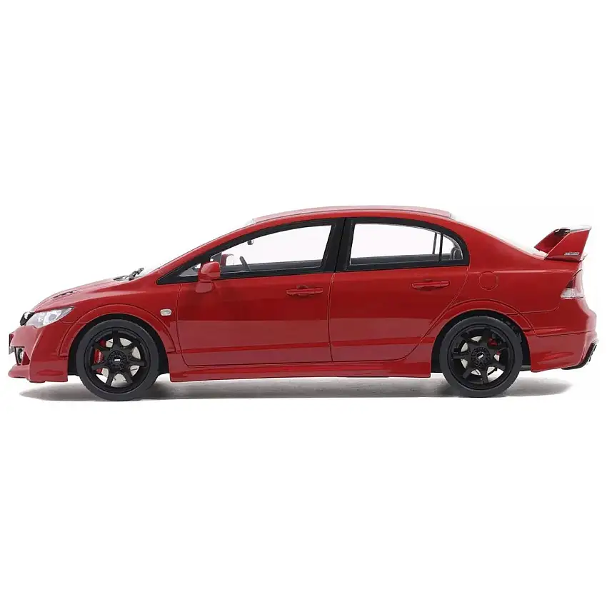 2008 Honda Civic Mugen RR (FD2) RHD (Right Hand Drive) Milano Red Limited Edition to 3000 pieces Worldwide 1/18 Model Car by Otto Mobile