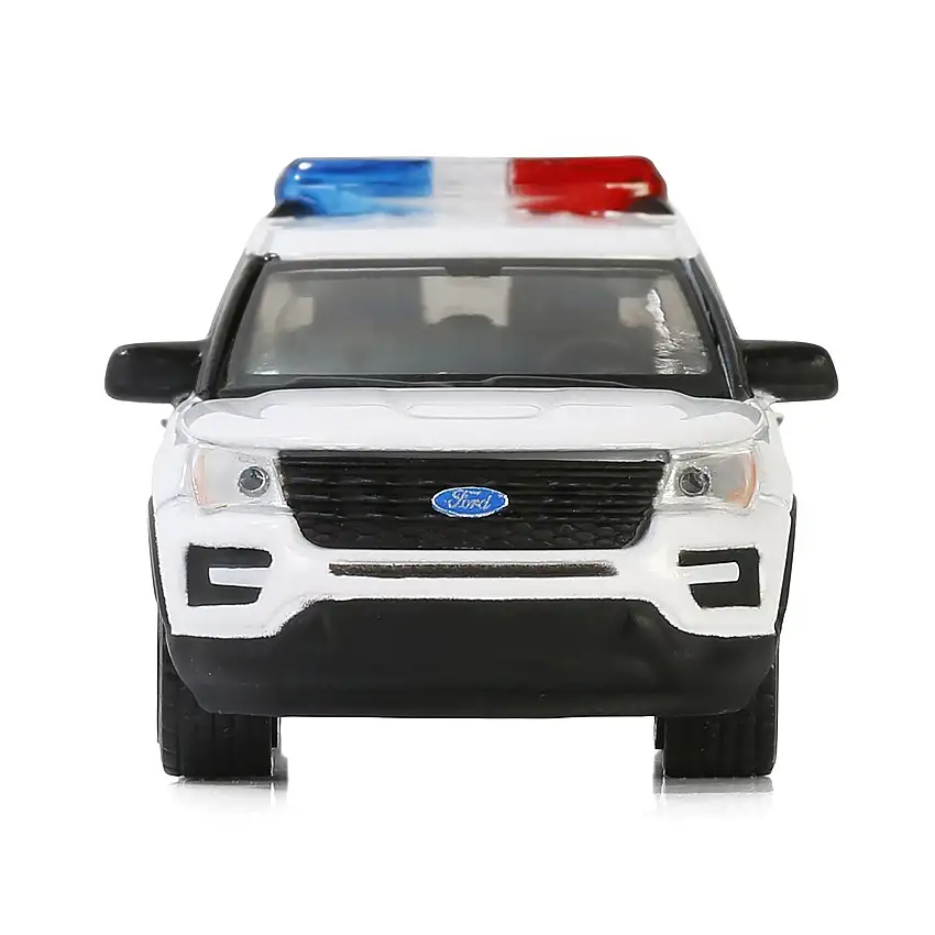2017 Ford Police Interceptor Utility "LAPD (Los Angeles Police Department) Bomb Detection K-9 Unit" White "Hobby Exclusive" Series 1/64 Diecast Model Car by Greenlight