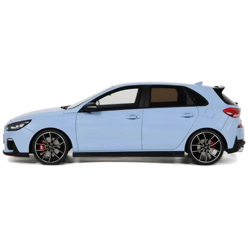 2017 Hyundai I30 N Light Blue Limited Edition to 2500 pieces Worldwide 1/18 Model Car by Otto Mobile