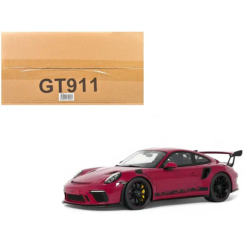 2019 Porsche 911 GT3 RS Purple 1/18 Model Car by GT Spirit