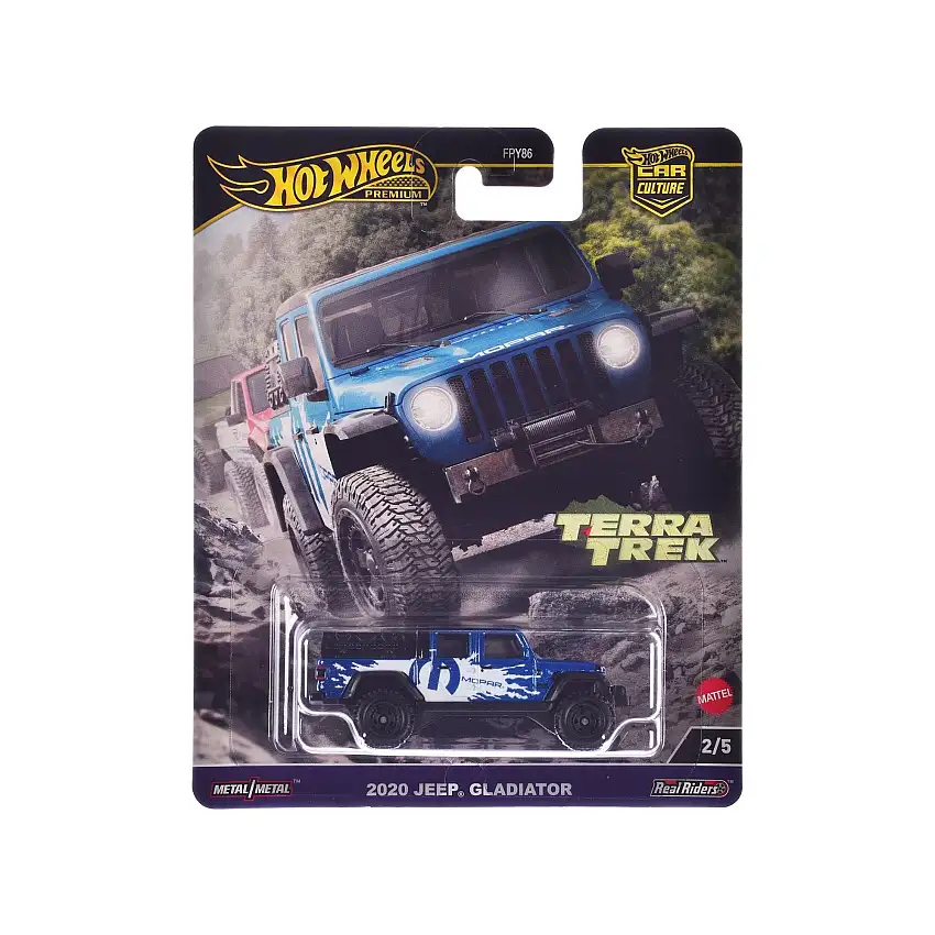 2020 Jeep Gladiator Pickup Truck Blue Metallic "MOPAR" "Terra Trek" Series Diecast Model Car by Hot Wheels