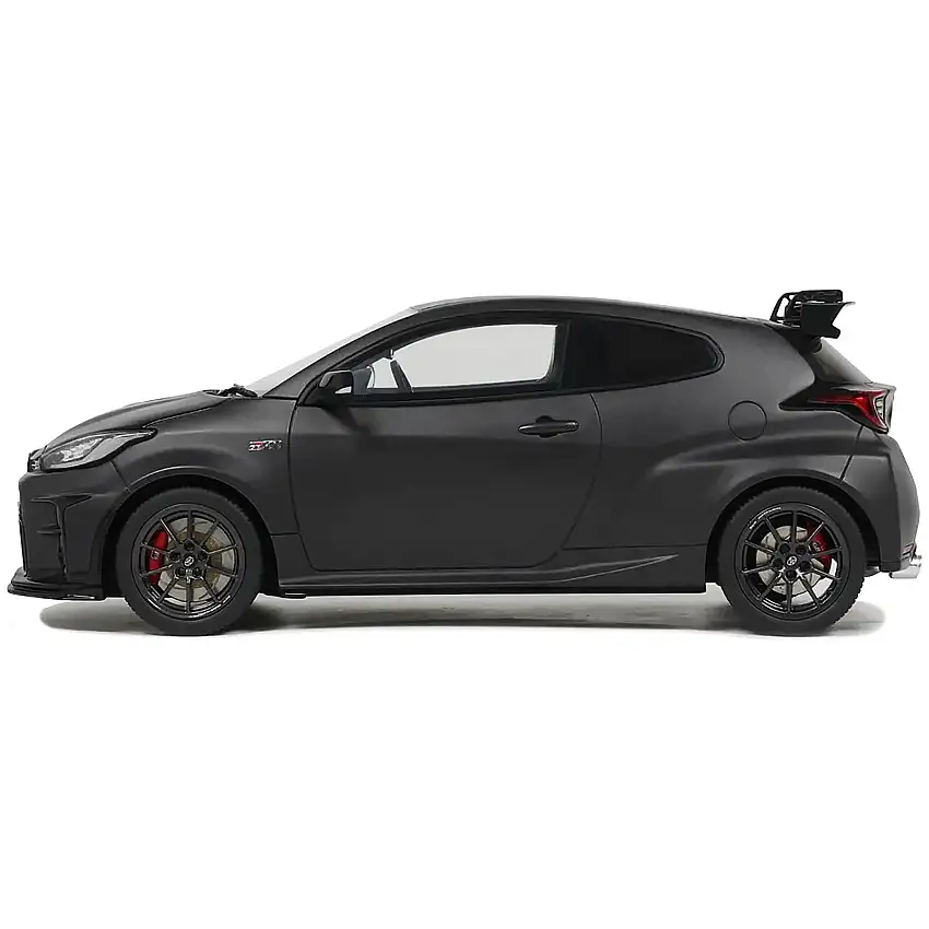 2022 Toyota Yaris GR RHD (Right Hand Drive) Matt Black Limited Edition to 1000 pieces Worldwide 1/18 Model Car by Otto Mobile