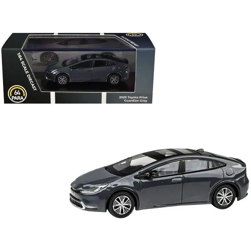 2023 Toyota Prius Guardian Gray 1/64 Diecast Model Car by Paragon Models